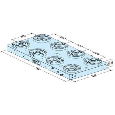 Plaque de base MTS 2.0 360 x 760 P