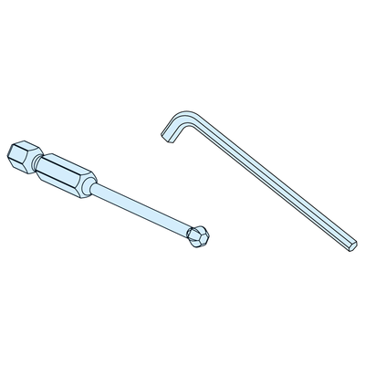 Hexagon socket set SW5 for ITS C