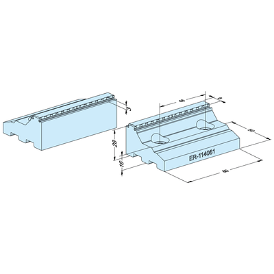 Stamp jaws 25 mm