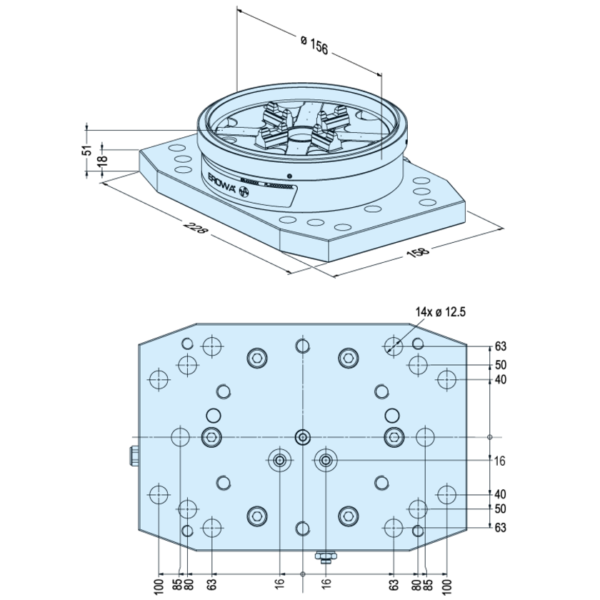 PowerChuck P 158 x 228