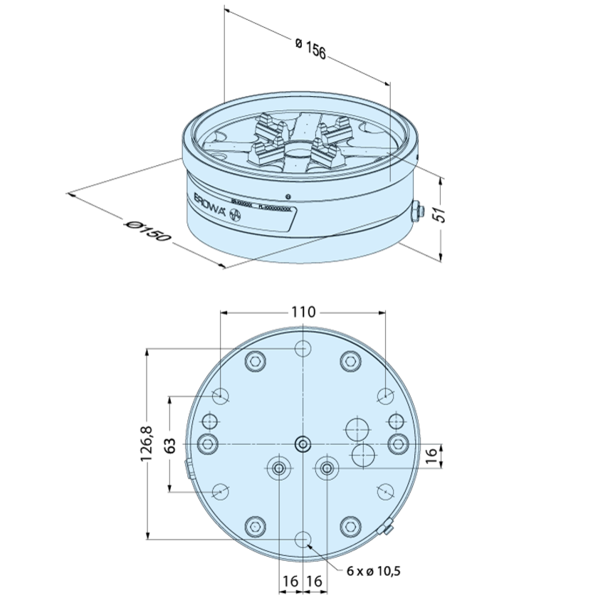 PowerChuck P ø 150