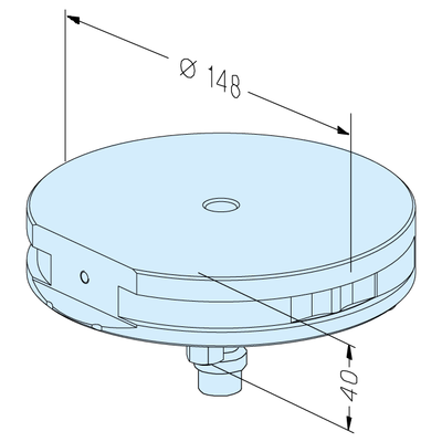 Palette ø 148 P vierge