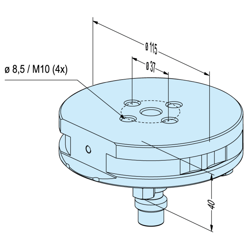 Palette ø 115 MS