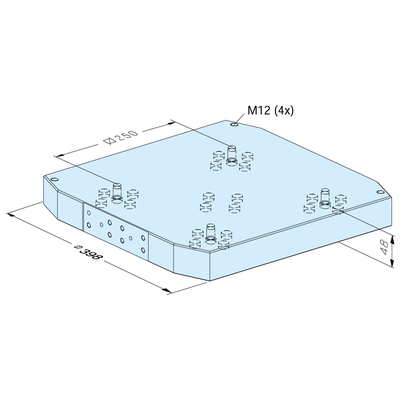 MTS pallet 398 x 398 / 250