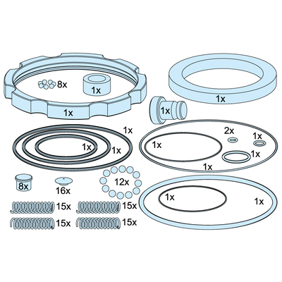 Repair kit  ProductionChuck 210 Combi