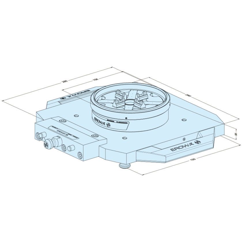 Palette d’adaptation UPC PowerChuck P