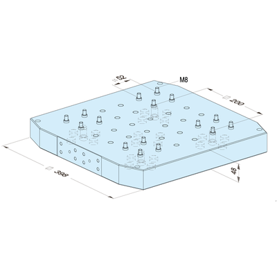 Pallet MTS 398x398/200 for vise