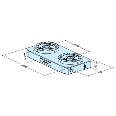 MTS base plate 180 x 360 P