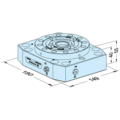 Plaque de base MTS 149 x 180 S-P