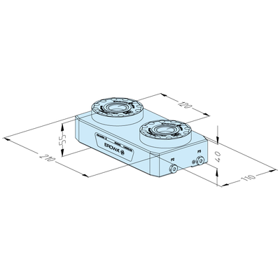 Plaque de base MTS 81 110 x 210 P