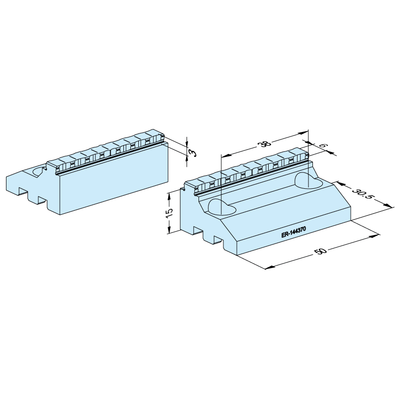 Stamp jaws 15mm