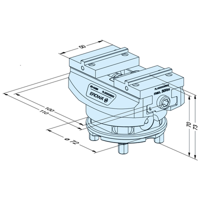 Blank vise 72