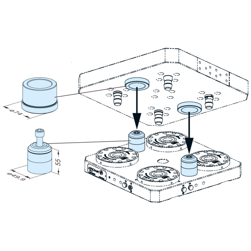 MTS pre-centering kit