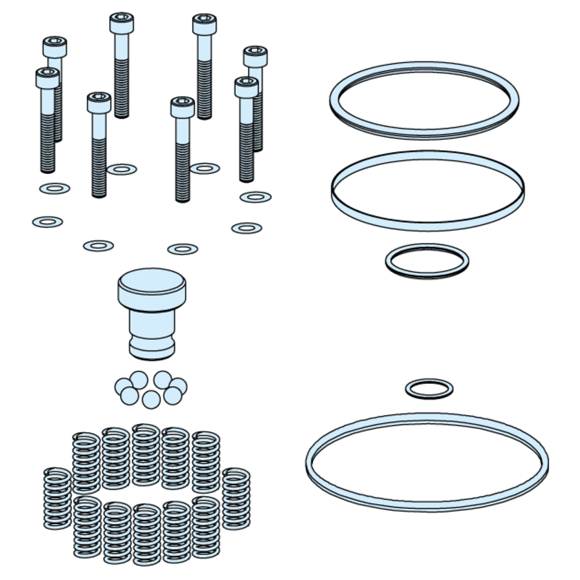 Kit de réparation mandrin ITS 100 P Inox